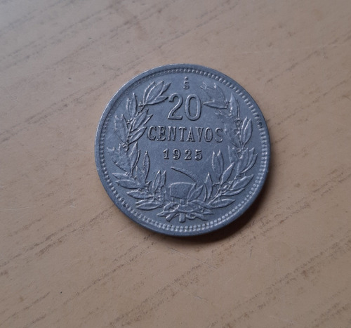 Moneda De 20 Centavos Año 1925