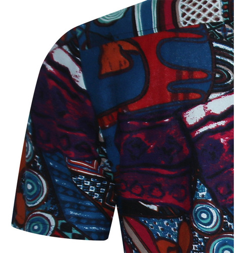 Camisa Hawaiana Con Flores De Playa
