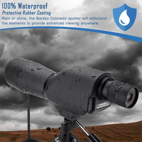 Barska 20-60x60 A Prueba De Agua Alcance Directo Con Trípode