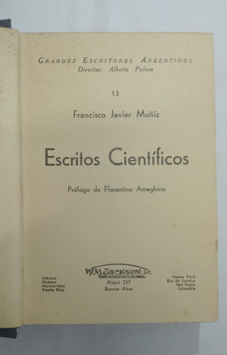 Escritos Científicos - Francisco Javier Muñíz