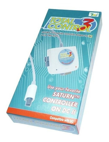 Total Control 3 (adaptador De Controles Saturn P/ Dreamcast)