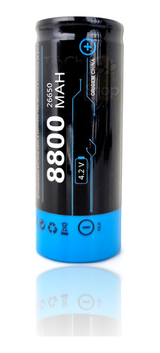 Bateria 26650 Original 3,7v Lanterna Tática 8.800mah Melhor
