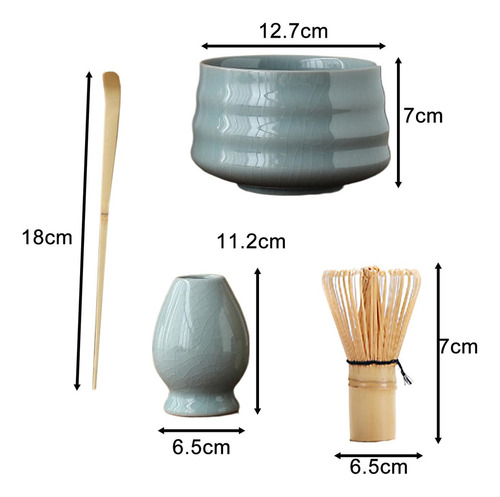 . Conjunto De Chá Matcha Tradicional Japonês, Tigela Matcha