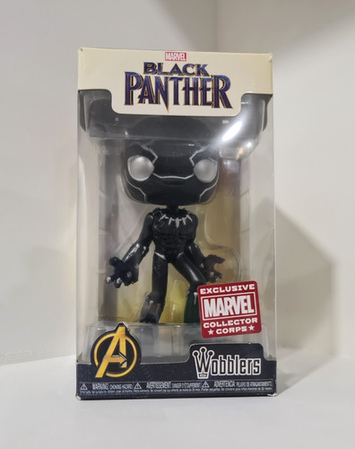 Funko Wobblers - Black Panther Marvel Exclusivo