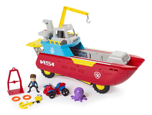 Paw Patrol - Sea Patroller Con Luces Y Sonidos Barco