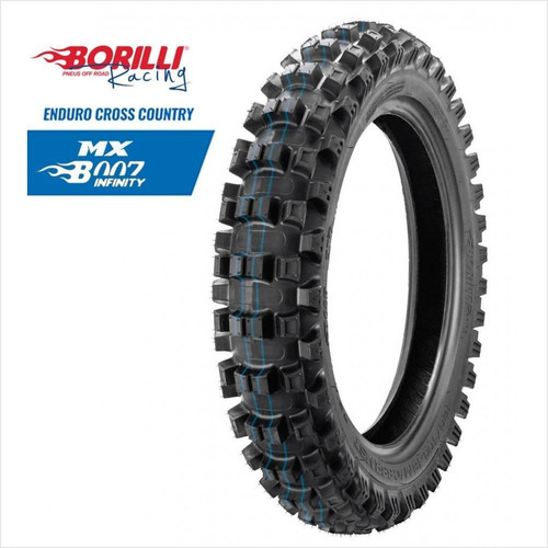 Pneu Traseiro Borilli 120/100-18 Exc Soft Enduro Macio