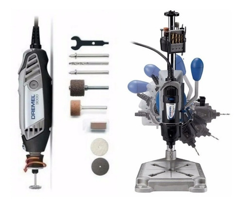 Combo Dremel Mt3000-10 10 Acc. + Workstation Dr220 - Fdn Pp