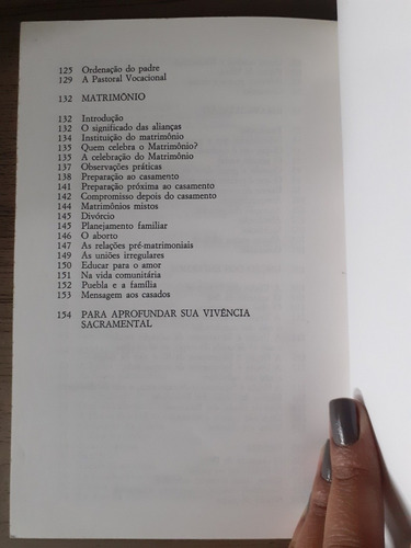 Livro Os Sacramentos Em Sua Vida José Bortoline S5 (Usado)