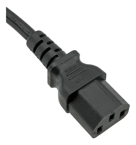 5x Cable De Poder Pc Corriente Cable Fuente De Poder 1.5mt