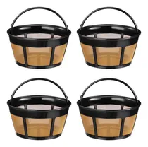 Comprar 4 Filtros De Café Reutilizables, Filtros De Café Tipo Cesta,