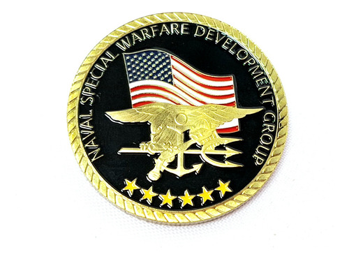 Moneda Militar, Metal Esmaltado, Seal Team Six, Naval Specia