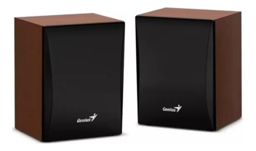 Parlante Bluetooth Genius Sp-hf380bt Madera Caja Dañada