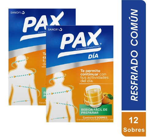 Combo Pax Día X 12 Sobres - Unidad a $2535