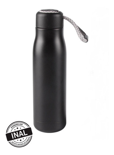 Imagen 1 de 9 de Botella Térmica Wanderlust Tapa Rosca 600ml Acero Inox