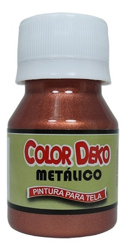 Pintura Para Tela Color Metalizado Cobre - X2 Unids