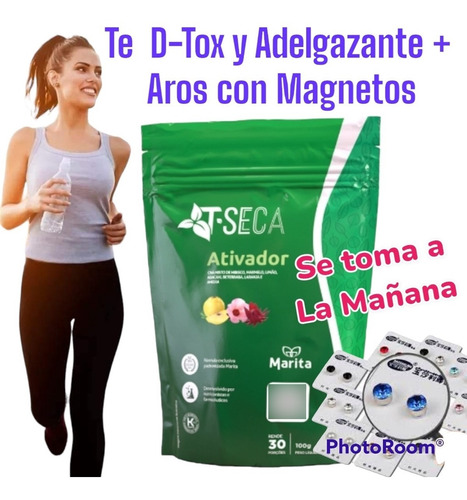 Té + Aros Adelga D-tox Marita Limpieza Colon Higado Riñones