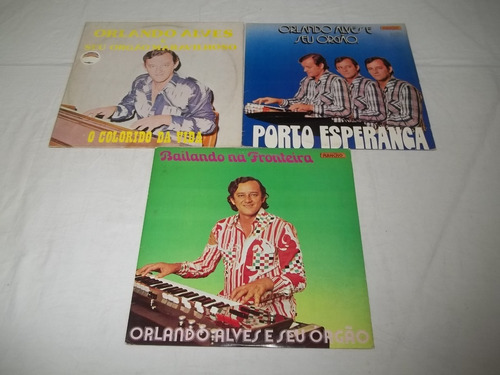 Lp Vinil - Orlando Alves - 3 Discos