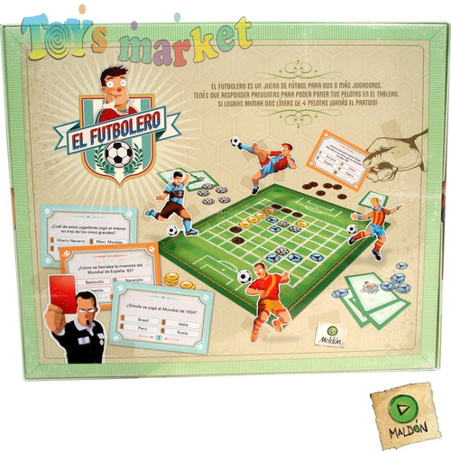 Imagen 2 de 10 de El Futbolero Juego De Futbol Maldon Ilustrado Por Tony Ganem