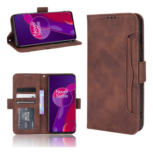 Compatível Com A Capa Oneplus 9rt 5g, Couro Pu Flip, Proteto