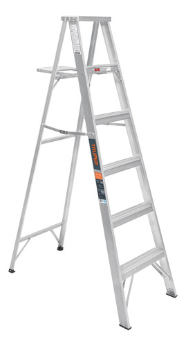 Escalera De Tijera 100% Aluminio Tipo Ll 5 Peldaños, Truper