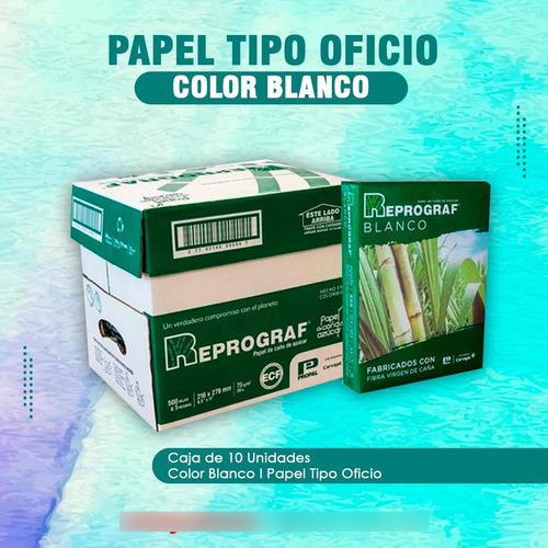 Papel Oficio 500 Hojas Blanco 75gr