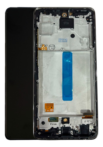 Tela Frontal Display Lcd Touch Compatível A52 A525 Com Aro Top + Pelicula De Vidro