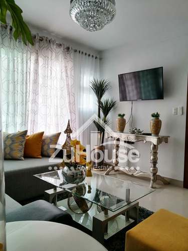 Imagen 2 de 14 de Apartamento Amueblado 3 Hab Res. C/piscina, Santiago Awpa01