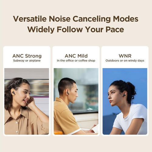 Audífonos Noise Cancelling Y App 1more Pistonbuds Pro Q30