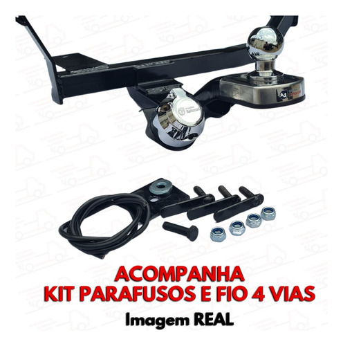 Engate Rabicho P/ 500kg Novo Fiat Uno 2011 Até 2020 2021