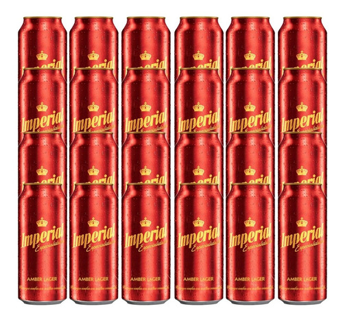 Cerveza Imperial Amber Lager Roja Lata 473ml Pack X24 Unidad