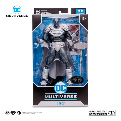 Steel (reign Of The Supermen) Platinum Edition Mcfarlane Toy (Usado)