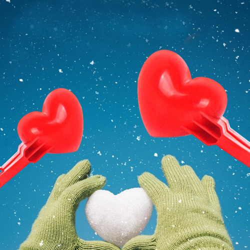 5 Clips Para Hacer Bolas De Nieve Con Forma De Corazón Al