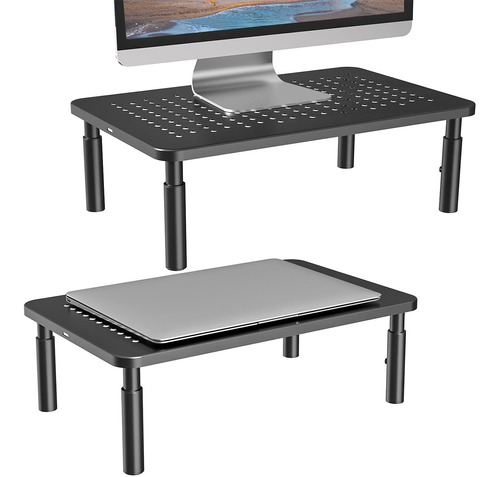 Base Soporte Elevador Para Monitor Notebooks Mejora Postura