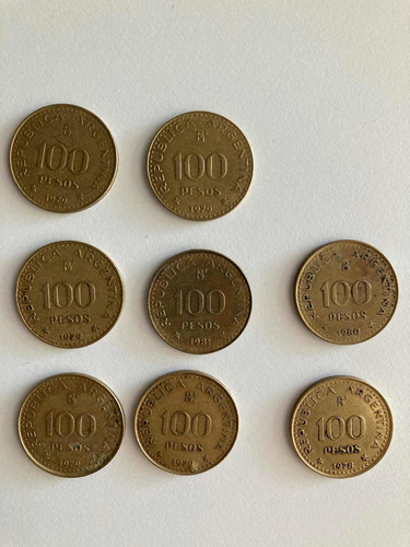 Monedas Argentinas De 100 Pesos Prócer San Martín