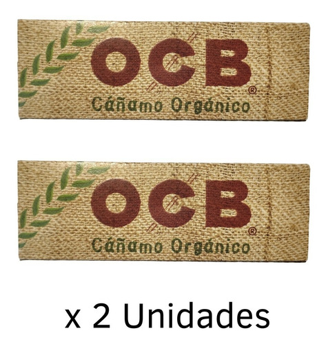 Combo X2 Papel Ocb Organico 1 1/4 50 Papelillos Metanoia