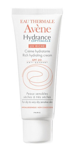 Avene Hydrance Optimale Uv Crema Rica Fps20 Hidratación 40ml