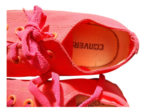 Zapatillas Converse Naranja Fluo 5.5 Us 36 Europeo (Usado)