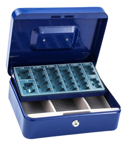 Gaveta De Caixa Registradora Sturdy Portable Bandey Azul