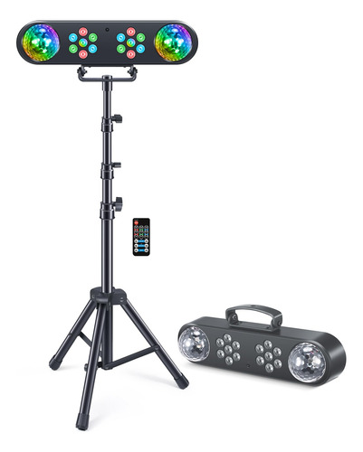 Luces De Dj Giratorias Led Con Soporte Para Fiestas Y Concie