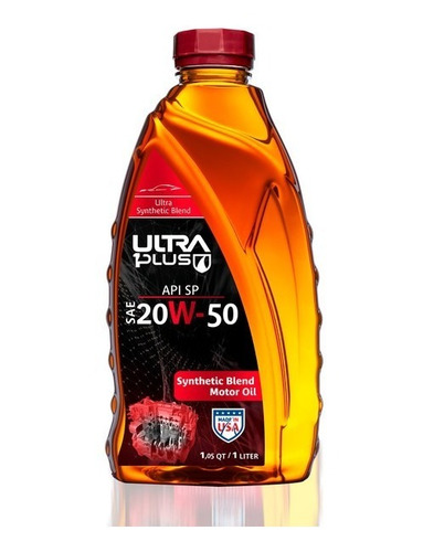 Imagen 1 de 3 de Aceite Semisintetico 20w50 Ultralub