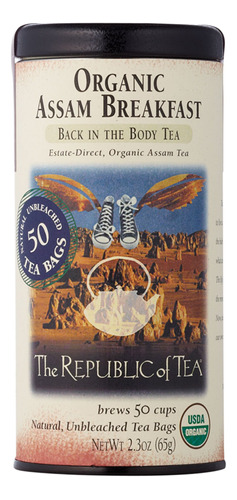 The Republic Of Tea - Té Negro Con Sabor A Canela Y Ciruel.