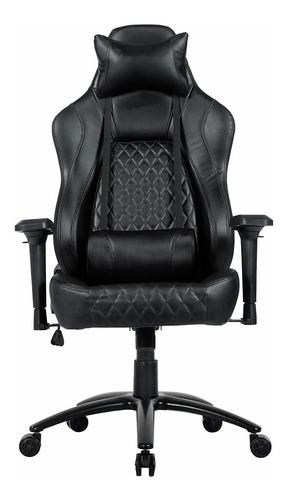 Imagen 6 de 7 de Sillón Silla Premium Gamer Pro Oficina Reclinable Negra 180°