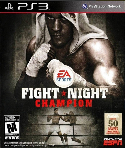 Ufc Fight Night Champion Ps3 Juego Playstation 3