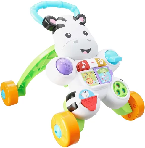 Fisher Price Carrito Caminadora Andadera Musical Cebra 2n1