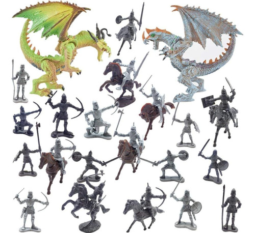 Guaishou Figura De Acción De Caballo Con Lance Fantasy World