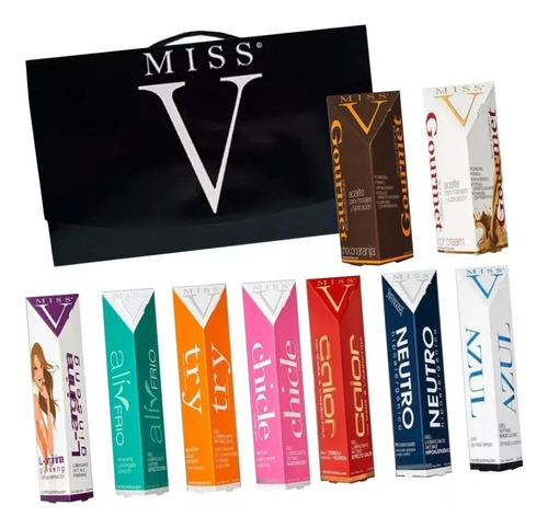 Gel Lubricante Miss V Combo 10 Productos Valija Completa 