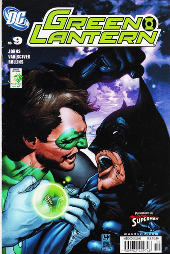 Comic Dc Green Lantern # 9 Editorial Vid 