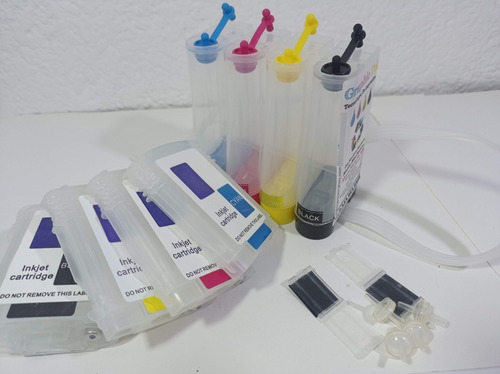 Sistema Tinta Continua Compatible Designjet 110p 10 Y 11 S/t
