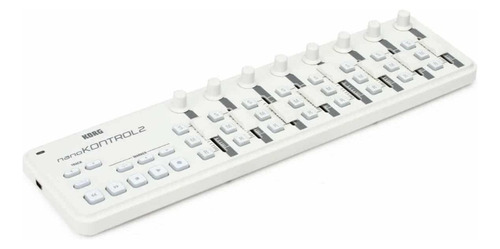 Controlador Midi 8 Faders Korg Nanokontrol2 White Promo!!