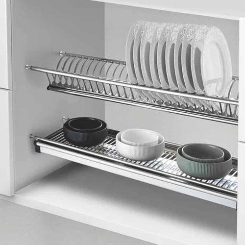 Secador De Loza 56x22cm Inoxidable Para Mueble De Cocina